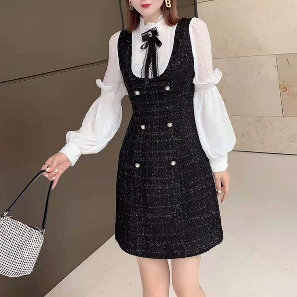 new autumn bowknot-style pocket wool amends self-cultivation elegant temperament dress women's clothes fashion vb7o, Black;gray
new autumn bowknot-style pocket wool amends self-cultivation elegant temperament dress women's clothes fashion vb7o, Black;gray