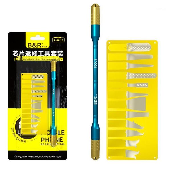 b&r ic chip nand cpu glue remove 13 in 1 disassemble rework thin blade for phone motherboard bga repairing scrapper1
b&r ic chip nand cpu glue remove 13 in 1 disassemble rework thin blade for phone motherboard bga repairing scrapper1