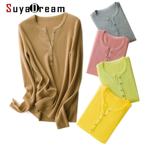 suyadream women wool sweaters 100%wool o neck pullovers long sleeve solid rib knits sweaters fall winter polo shirt 201130, White;black
suyadream women wool sweaters 100%wool o neck pullovers long sleeve solid rib knits sweaters fall winter polo shirt 201130, White;black
