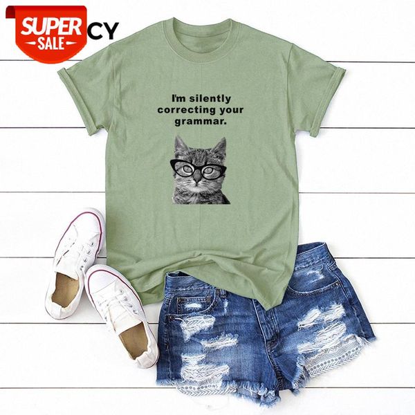 jfuncy cat print t shirt women short sleeve loose tshirt woman summer cotton tee shirts plus size female #qm1t, White
jfuncy cat print t shirt women short sleeve loose tshirt woman summer cotton tee shirts plus size female #qm1t, White