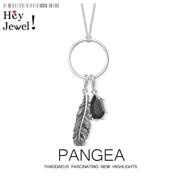 charm necklace feather & black stone,2020 spring fashion jewelry europe 925 sterling silver bijoux vintage gift for women men
charm necklace feather & black stone,2020 spring fashion jewelry europe 925 sterling silver bijoux vintage gift for women men