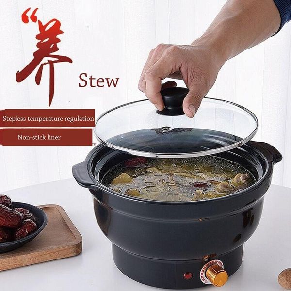electric skillets 220v ceramic health casserole for soup porridge household cooker black pottery pot lj58
electric skillets 220v ceramic health casserole for soup porridge household cooker black pottery pot lj58