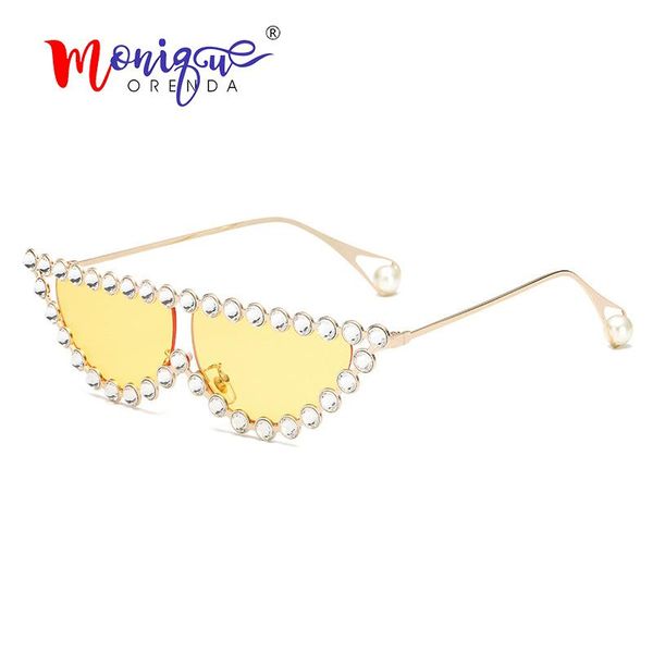 cat eye sunglasses women designer crystal flat sun glasses men female pearl legs retro uv400, White;black
cat eye sunglasses women designer crystal flat sun glasses men female pearl legs retro uv400, White;black