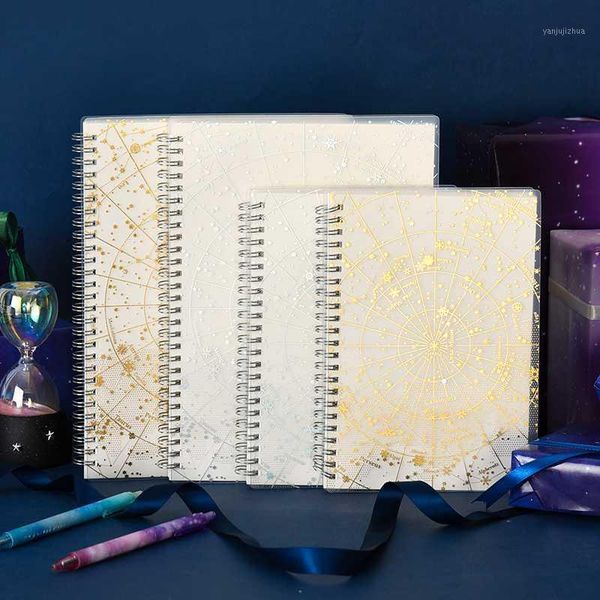 new arrival a5 a6 b5 kawaii starry sky double coil spiral notebook planner line grid dot blank drawing sketchbook stationery1, Purple;pink
new arrival a5 a6 b5 kawaii starry sky double coil spiral notebook planner line grid dot blank drawing sketchbook stationery1, Purple;pink