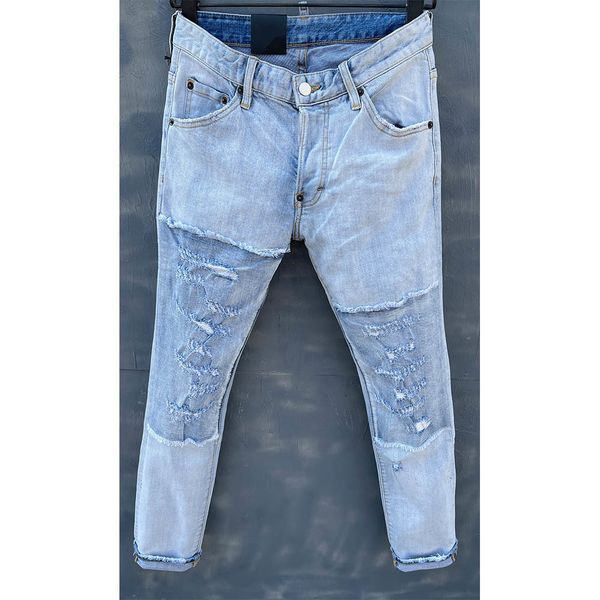 mens rips stretch black jeans fashion slim fit washed motocycle denim pants panelled hip hop trousers bzy4, Blue
mens rips stretch black jeans fashion slim fit washed motocycle denim pants panelled hip hop trousers bzy4, Blue