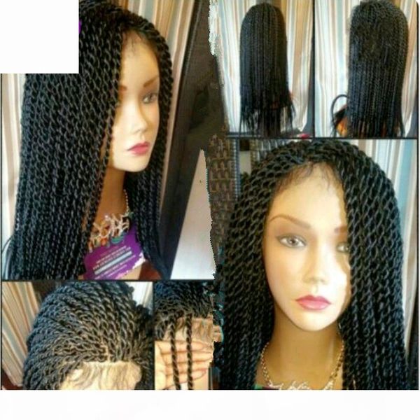 150density senegalese twist wig long crotchet braids wigs black synthetic lace front wig with baby hair for black women
150density senegalese twist wig long crotchet braids wigs black synthetic lace front wig with baby hair for black women