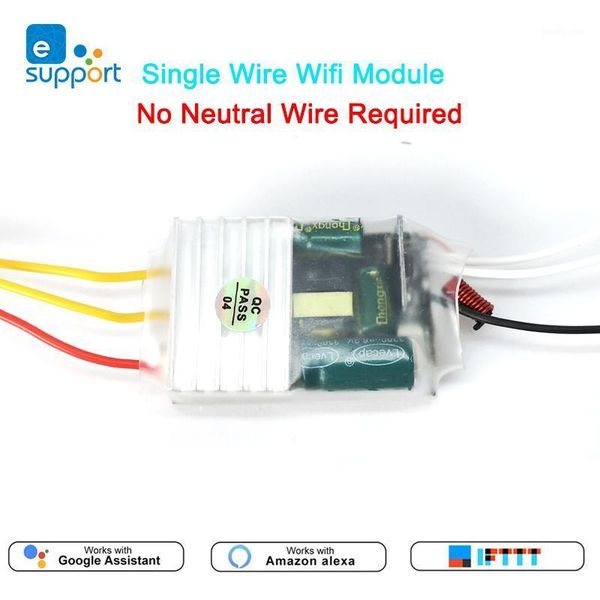 smart automation modules single live wire wifi module 1/2/3gang rf433mhz switch no neutral required mini diy voice control by alexa1
smart automation modules single live wire wifi module 1/2/3gang rf433mhz switch no neutral required mini diy voice control by alexa1