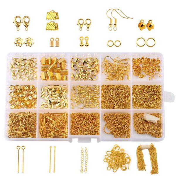 1 piece jewelry findings tool set, open jump ring ,eye head pins lobster clasp hooks, earring hooks ,extend chain accessories wmtoew
1 piece jewelry findings tool set, open jump ring ,eye head pins lobster clasp hooks, earring hooks ,extend chain accessories wmtoew