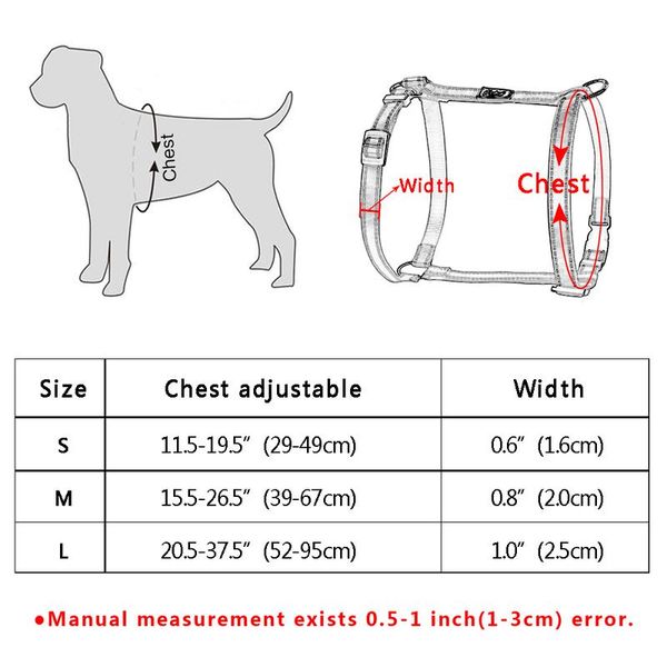 reflective nylon dog harness adjustable pet walking harnesses vest for small medium large dogs 4 colo bbyplx
reflective nylon dog harness adjustable pet walking harnesses vest for small medium large dogs 4 colo bbyplx