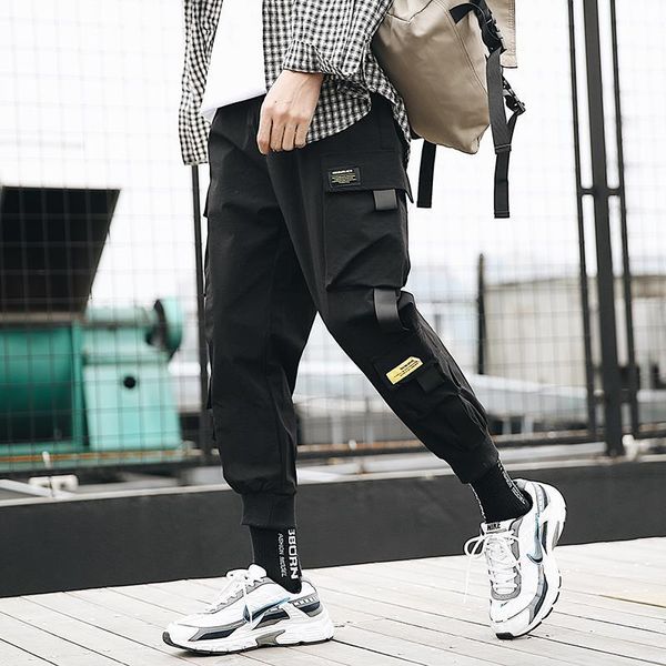 black harem pants men 2020 spring new mens jogger pants streetwear ribbons sweatpants cargo ankle-length men trousers 
black harem pants men 2020 spring new mens jogger pants streetwear ribbons sweatpants cargo ankle-length men trousers