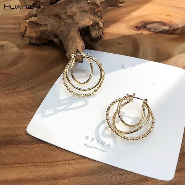 huanzhi 2019 gold metal copper plated circle stud earrings multi-layer staggered geometric irregular earrings for women party1, Golden;silver 
huanzhi 2019 gold metal copper plated circle stud earrings multi-layer staggered geometric irregular earrings for women party1, Golden;silver