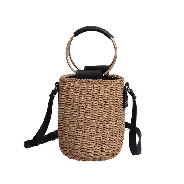 shoulder bags women's fashion bag solid color handbag woven beach with ring crossbody messengers women #s
shoulder bags women's fashion bag solid color handbag woven beach with ring crossbody messengers women #s