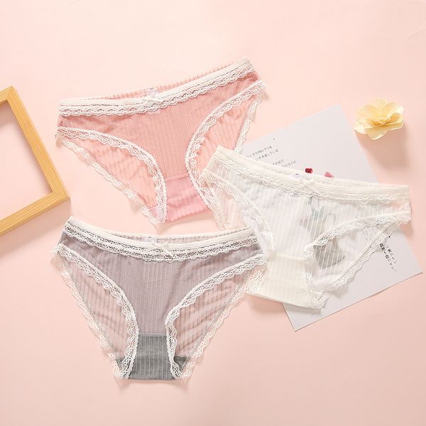 lace ee mesh transparent women's underwear women's traceless triangle underwear, Black;pink
lace ee mesh transparent women's underwear women's traceless triangle underwear, Black;pink