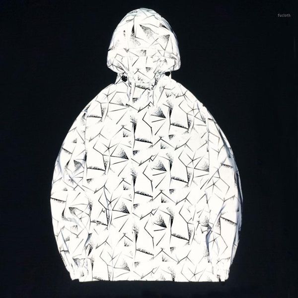 2020 new style autumn men women windbreaker 3m reflective jacket casual hip hop hooded coats night shiny harajuku jackets1, Black;brown
2020 new style autumn men women windbreaker 3m reflective jacket casual hip hop hooded coats night shiny harajuku jackets1, Black;brown