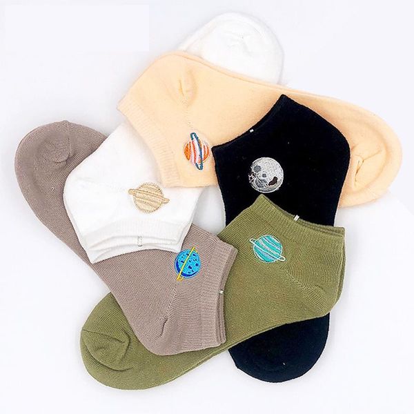 planet space creative funny embroidery universe cotton women cute college socks ankle happy kawaii embroidered summer socks, Black;white
planet space creative funny embroidery universe cotton women cute college socks ankle happy kawaii embroidered summer socks, Black;white