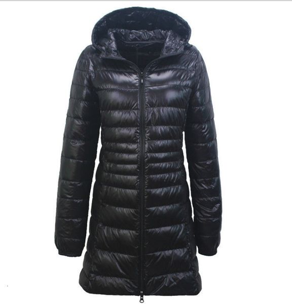 2021 new autumn and female winter down jacket plus fat size thin medium-length zipper wzjy, Black
2021 new autumn and female winter down jacket plus fat size thin medium-length zipper wzjy, Black