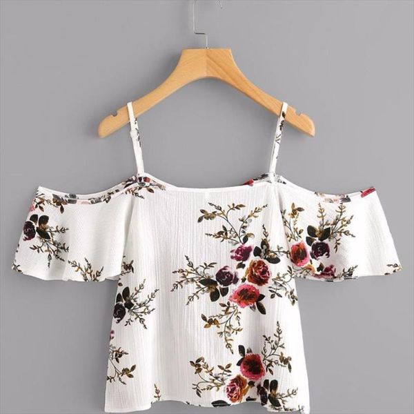 summer blusa feminina women blouses cold shoulder floral print short blouse crop blusas mujer de moda 2020 new, White
summer blusa feminina women blouses cold shoulder floral print short blouse crop blusas mujer de moda 2020 new, White