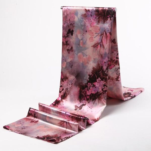 scarves 2021 silk neckerchief women flower print small real scarf bandana kerchief natural headscarf neck 170x75cm hg02, Blue;gray
scarves 2021 silk neckerchief women flower print small real scarf bandana kerchief natural headscarf neck 170x75cm hg02, Blue;gray