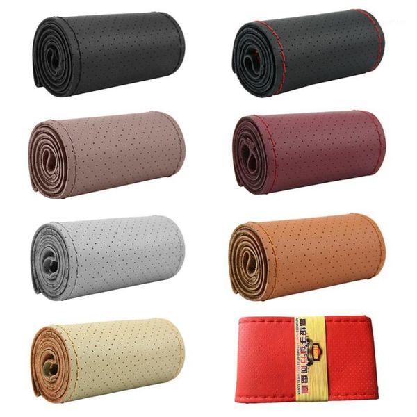 diy braid on automobile steering wheel car steering wheel cover with needles and thread artificial leather diameter 38cm1
diy braid on automobile steering wheel car steering wheel cover with needles and thread artificial leather diameter 38cm1