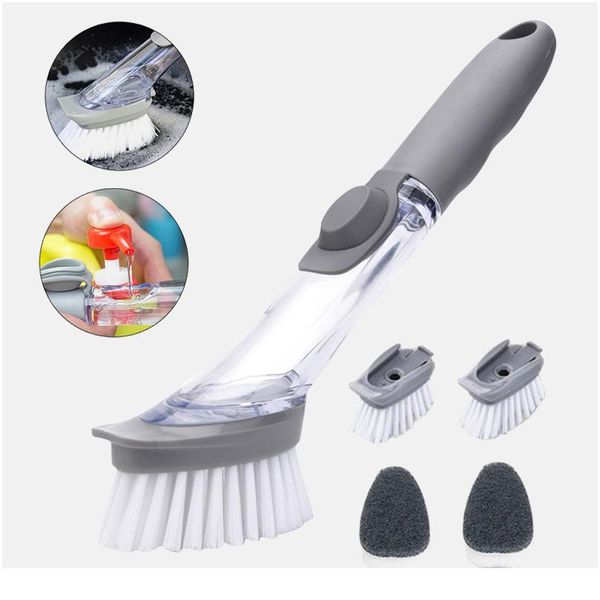 1/5pcs double use kitchen cleaning brush scrubber dish bowl washing sponge matic liquid dispenser pot cleaner tool bbyqvs
1/5pcs double use kitchen cleaning brush scrubber dish bowl washing sponge matic liquid dispenser pot cleaner tool bbyqvs