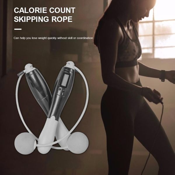 digital wireless calorie electronic counter skipping rope sport weights exercise fitness jump ropes workout equipment
digital wireless calorie electronic counter skipping rope sport weights exercise fitness jump ropes workout equipment
