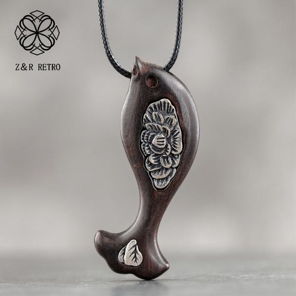 wood fish pendant&necklaces jewelry for women chain handmade christmas necklace sandalwood female fashion suspension decoratrion, Silver
wood fish pendant&necklaces jewelry for women chain handmade christmas necklace sandalwood female fashion suspension decoratrion, Silver