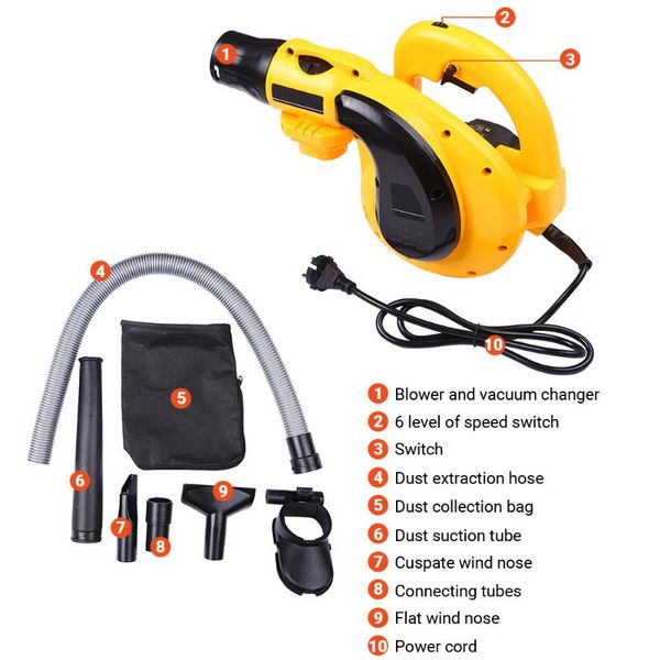 2-in-1 blower and vacuum industry dust remover computer dust-catcher car vacuum cleaner household dust remover
2-in-1 blower and vacuum industry dust remover computer dust-catcher car vacuum cleaner household dust remover
