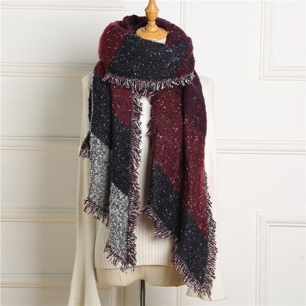 scarves 2021 winter cashmere scarf lady neck wraps women warm shawl long large female hijab wool poncho blanket bandana, Blue;gray
scarves 2021 winter cashmere scarf lady neck wraps women warm shawl long large female hijab wool poncho blanket bandana, Blue;gray