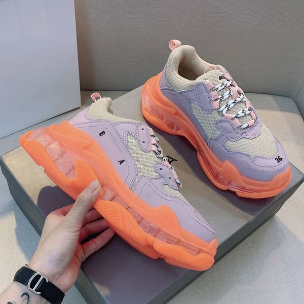 brand paris bb women casual old dad grandpa shoes 17fw triples sport sneakers tripler s vintage kanye jelly bottom trainers designers shoes, Black
brand paris bb women casual old dad grandpa shoes 17fw triples sport sneakers tripler s vintage kanye jelly bottom trainers designers shoes, Black