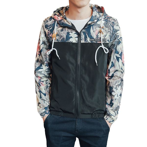 windbreaker jackets mens hooded jacket sportswear bomber fashion light weight flowers casual coats outwear kg-1625, Black;brown
windbreaker jackets mens hooded jacket sportswear bomber fashion light weight flowers casual coats outwear kg-1625, Black;brown