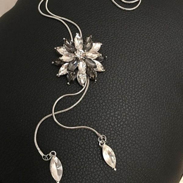 latest item personality novelty necessaries stylish long sweater necklace handmade available, Silver
latest item personality novelty necessaries stylish long sweater necklace handmade available, Silver
