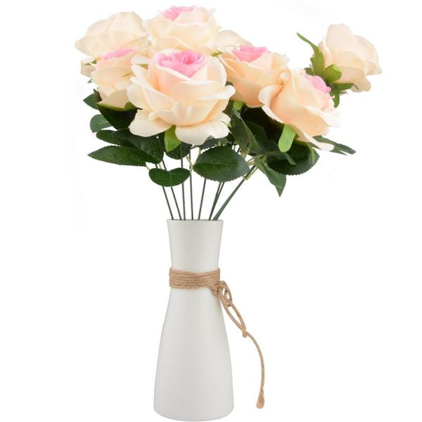 9 heads silk artificial rose flowers bouquet real touch romantic red rose fake flowers wedding party supplies garden decoration
9 heads silk artificial rose flowers bouquet real touch romantic red rose fake flowers wedding party supplies garden decoration