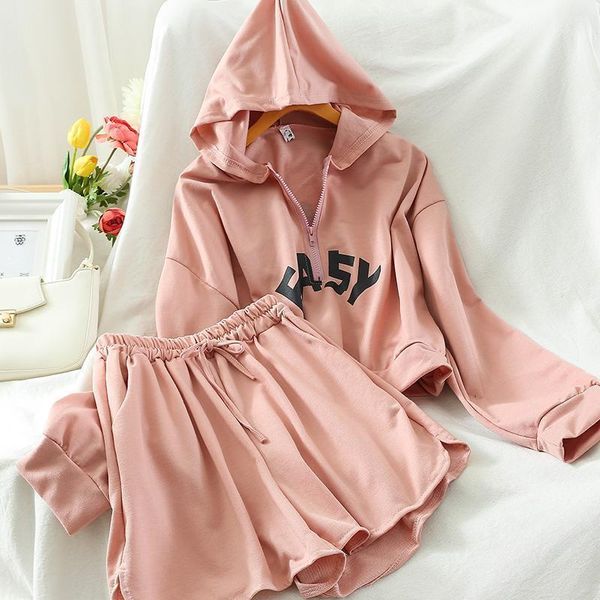 deat 2020 autumn women korean style new hooded printed zipper loose slim shorts two pieces set casual long sleeve rc0421, Gray
deat 2020 autumn women korean style new hooded printed zipper loose slim shorts two pieces set casual long sleeve rc0421, Gray