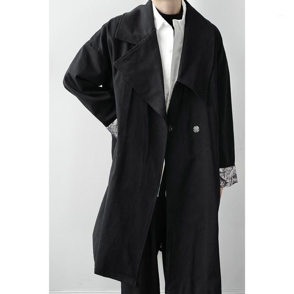 male vintage japan korea streetwear fashion trench jacket overcoat men asymmetry collar loose casual long trenchcoat outerwear1, Tan;black
male vintage japan korea streetwear fashion trench jacket overcoat men asymmetry collar loose casual long trenchcoat outerwear1, Tan;black
