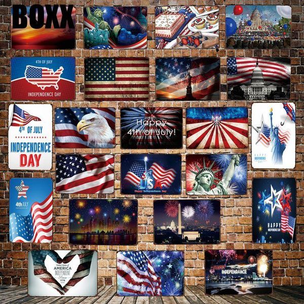 happy 4 th of july indepenence day usa tin signs wall plaque custom metal painting antique bar pub decor
happy 4 th of july indepenence day usa tin signs wall plaque custom metal painting antique bar pub decor