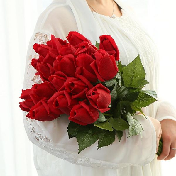 43cm artificial rose 1 piece fake rose dried flowers silk red artificial plants for wedding favors and gifts festival decoration
43cm artificial rose 1 piece fake rose dried flowers silk red artificial plants for wedding favors and gifts festival decoration