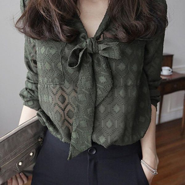 women's blouses & shirts fashion women chiffon bow neck long sleeve elegant blouse office lady female blusas plus size loose shirt, White
women's blouses & shirts fashion women chiffon bow neck long sleeve elegant blouse office lady female blusas plus size loose shirt, White