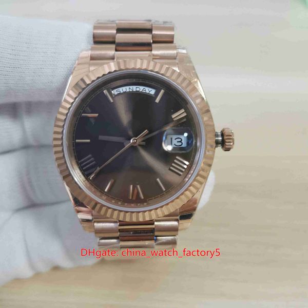 3 color mens watches ew factory 40mm day-date president 228235 roman dial 18k rose gold cal.3255 movement mechanical automatic watch men, Slivery;brown
3 color mens watches ew factory 40mm day-date president 228235 roman dial 18k rose gold cal.3255 movement mechanical automatic watch men, Slivery;brown