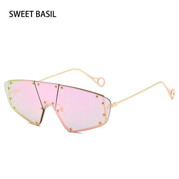sunglasses sweet basil 2021 modern retro women conjoined cat eye sun glasses ladies luxury shield metal eyewear uv400, White;black
sunglasses sweet basil 2021 modern retro women conjoined cat eye sun glasses ladies luxury shield metal eyewear uv400, White;black
