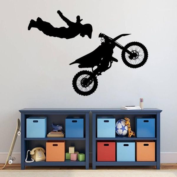 wall stickers no hand motocross air stunt tricks sticker motorbike for home and motor garage decoration removable a0025341
wall stickers no hand motocross air stunt tricks sticker motorbike for home and motor garage decoration removable a0025341