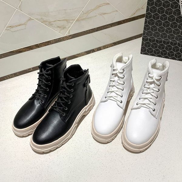 taoffen women new fashion plus size 29-46 warm ankle boots thick sole pu leather casual winter shoes woman short summer footwear lj201030, Black
taoffen women new fashion plus size 29-46 warm ankle boots thick sole pu leather casual winter shoes woman short summer footwear lj201030, Black