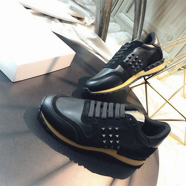 fashion camouflage couples shoes mens casual leather shoe spike rivet sneakers casual shoe for woman and men, Black
fashion camouflage couples shoes mens casual leather shoe spike rivet sneakers casual shoe for woman and men, Black