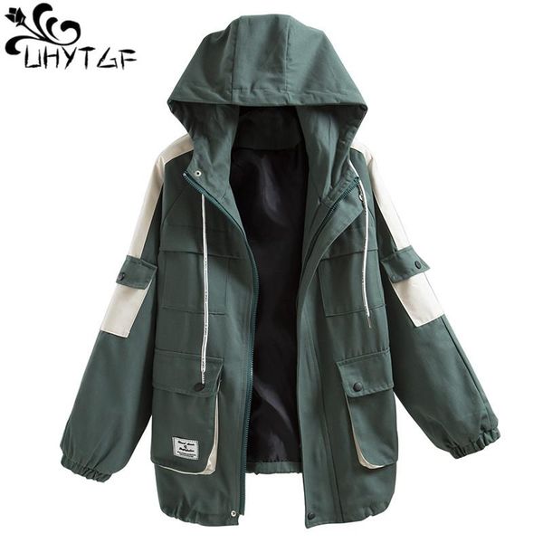 uhytgf spring autumn new women clothes 2020 trench coat for women plus size long sleeve hooded korean spliced trench coats x128, Tan;black
uhytgf spring autumn new women clothes 2020 trench coat for women plus size long sleeve hooded korean spliced trench coats x128, Tan;black