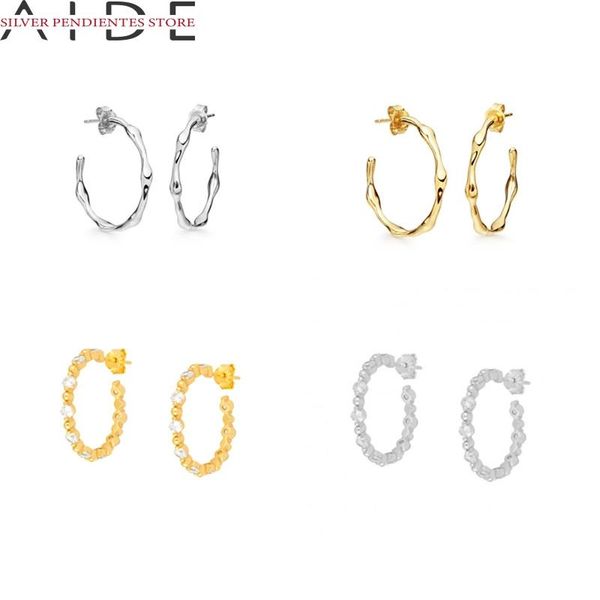 stud aide 925 sterling silver diamond piercing earrings for women 18mm bamboo joint all-match jewelry brincos, Golden;silver
stud aide 925 sterling silver diamond piercing earrings for women 18mm bamboo joint all-match jewelry brincos, Golden;silver