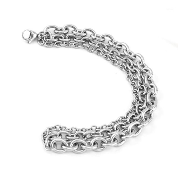chain bracelet men chain on hand stainless steel multilayer bracelet silver charm hip hop male accessories wholesale1, Black
chain bracelet men chain on hand stainless steel multilayer bracelet silver charm hip hop male accessories wholesale1, Black