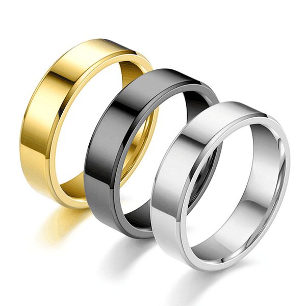 explosions titanium steel smooth couple ring european and american men's rings, Silver
explosions titanium steel smooth couple ring european and american men's rings, Silver