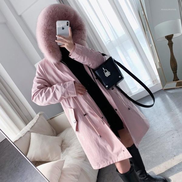 women's fur & faux 2021 female collar hooded jackets parka womens winter thicken rex hair liner coats lm2261, Black
women's fur & faux 2021 female collar hooded jackets parka womens winter thicken rex hair liner coats lm2261, Black