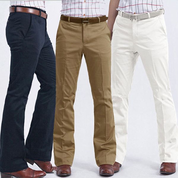 white khakis color: gray navy blue 2020 casual male businesses flare skinny-korean men's pants wide-leg k44z, White;black
white khakis color: gray navy blue 2020 casual male businesses flare skinny-korean men's pants wide-leg k44z, White;black