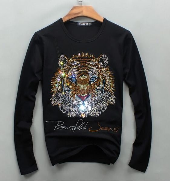 quality spring fall neck fine fit long sleeve tshirt male fashion design yngs, White
quality spring fall neck fine fit long sleeve tshirt male fashion design yngs, White