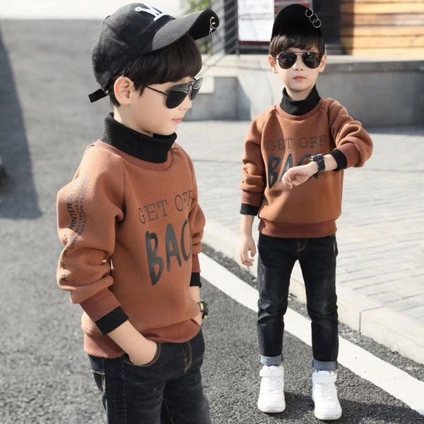 boys' sweater 2020 spring and autumn new wear plush foreign sle middle school children's thickened t-shirt trend, Black
boys' sweater 2020 spring and autumn new wear plush foreign sle middle school children's thickened t-shirt trend, Black